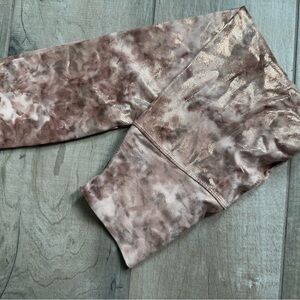 Lululemon Athletica Brown Tie-Dye Leggings